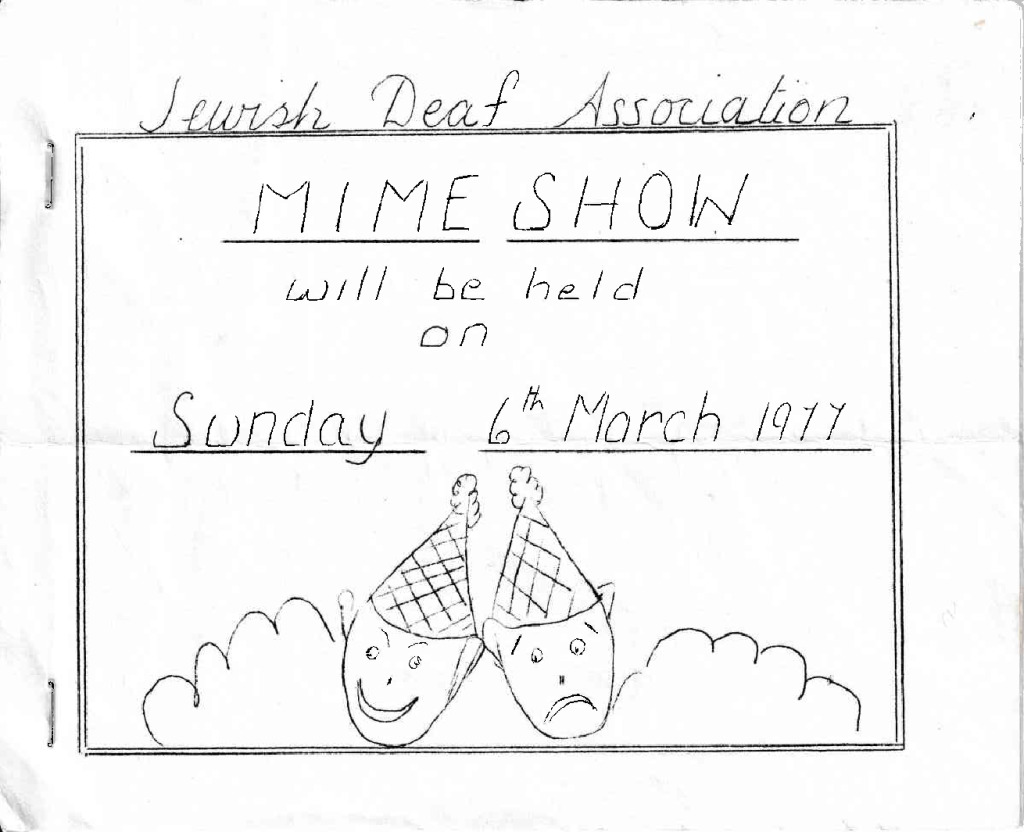 thumbnail of 2. JDA Mime Show 6 March 1977 Programme